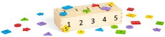 Bigjigs Toys Sortierung von Farben, Formen und Zahlen