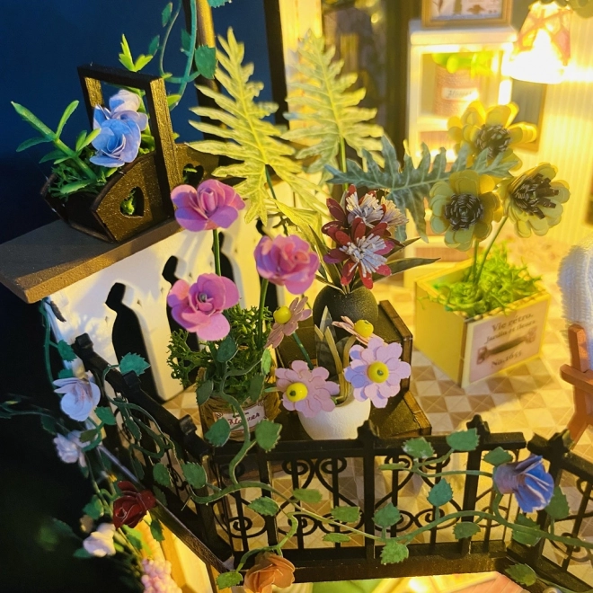 Miniaturhaus von Darcys Blumendomizil