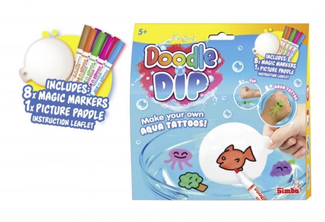 Wasser-Tattoo Doodle N Dip Set