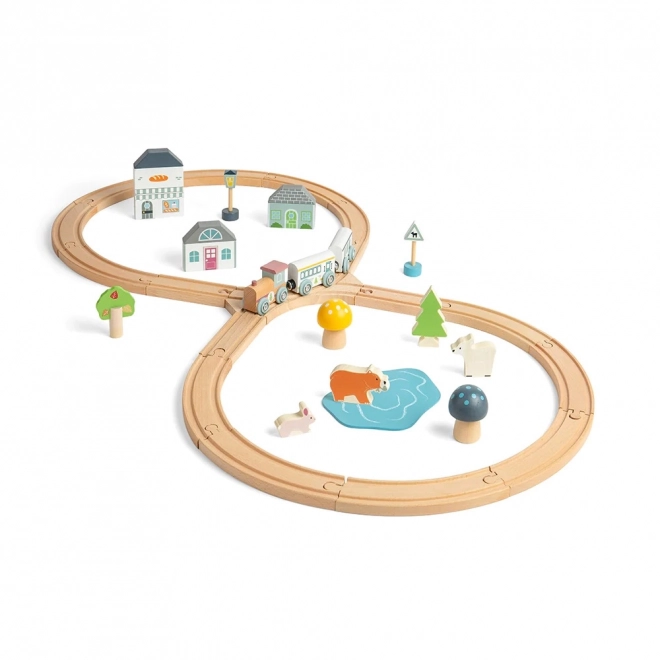 Holzeisenbahn bei Wald von Bigjigs Toys