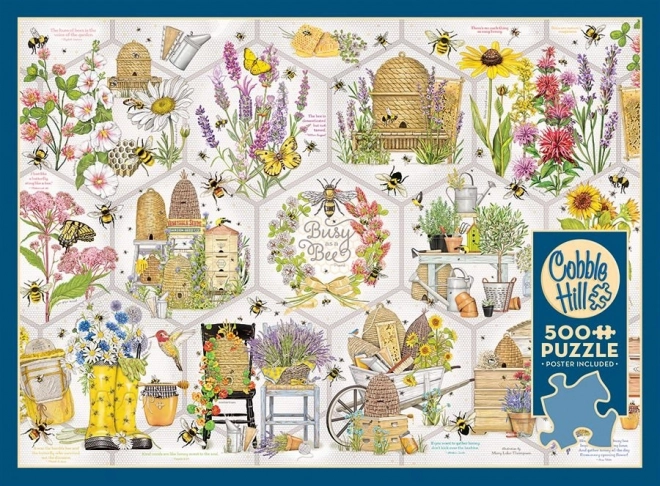 COBBLE HILL Puzzle Emsig wie eine Biene 500 Teile