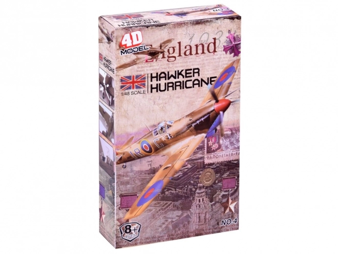 Hawker Hurricane Flugzeugmodell im Maßstab 1:48