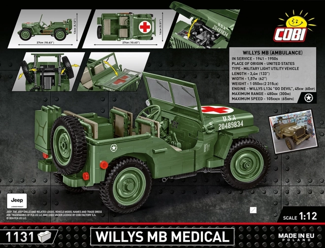 Konstruktionsset Willys MB Medical