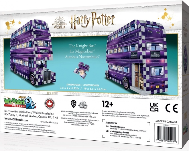 Wrebbit 3D Puzzle: Harry Potter Der fahrende Ritter