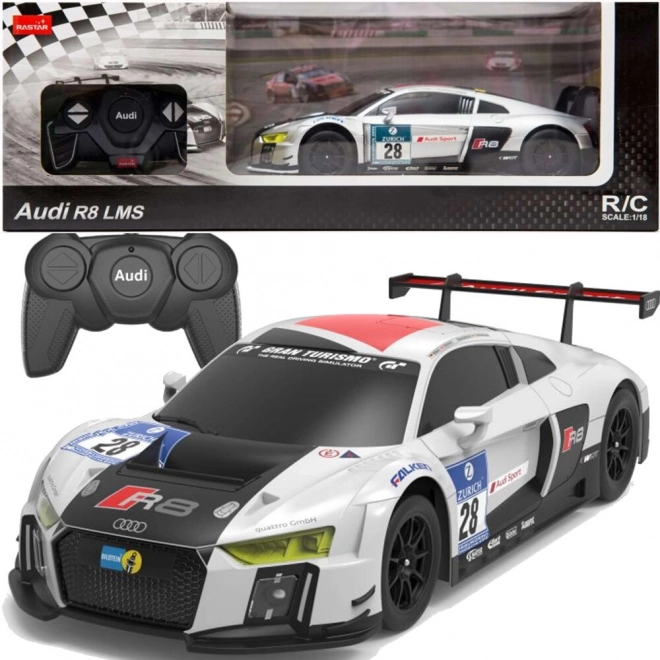 Fernbedienbares Sportwagen Modell Audi R8 LMS Weiß