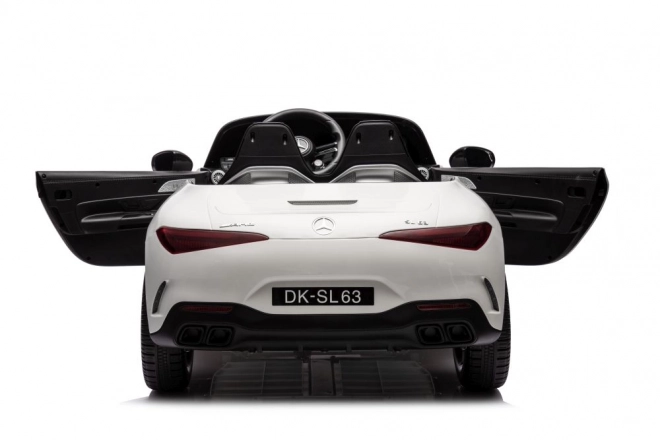 Elektrisches Kinderauto Mercedes AMG SL63 Weiß
