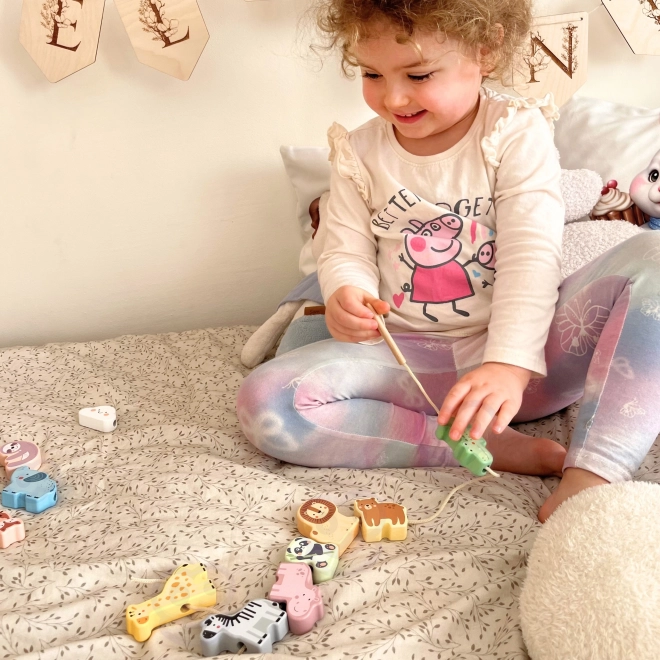 Drewniana Nähspielzeug Zoo von Woopie Green