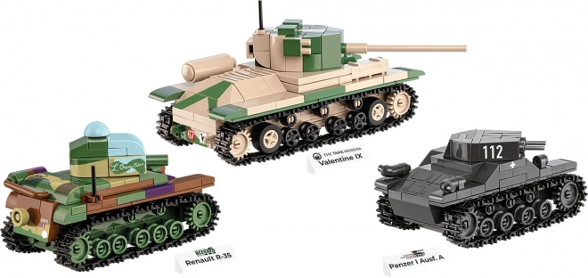 Cobi Bausatz Dreierpack Panzer