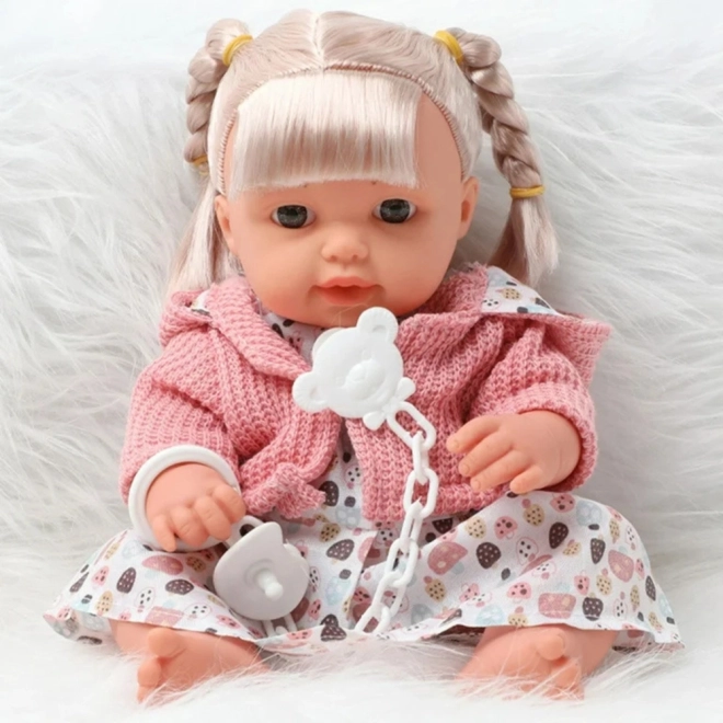 Baby-Puppe mit Geräuschen und Zubehör