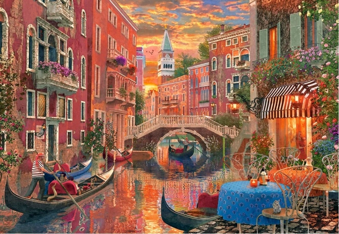 Romantischer Abend in Venedig Puzzle