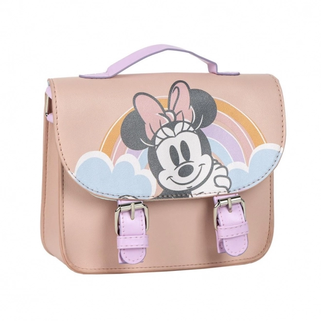 Schultertasche mit Schnallen Minnie