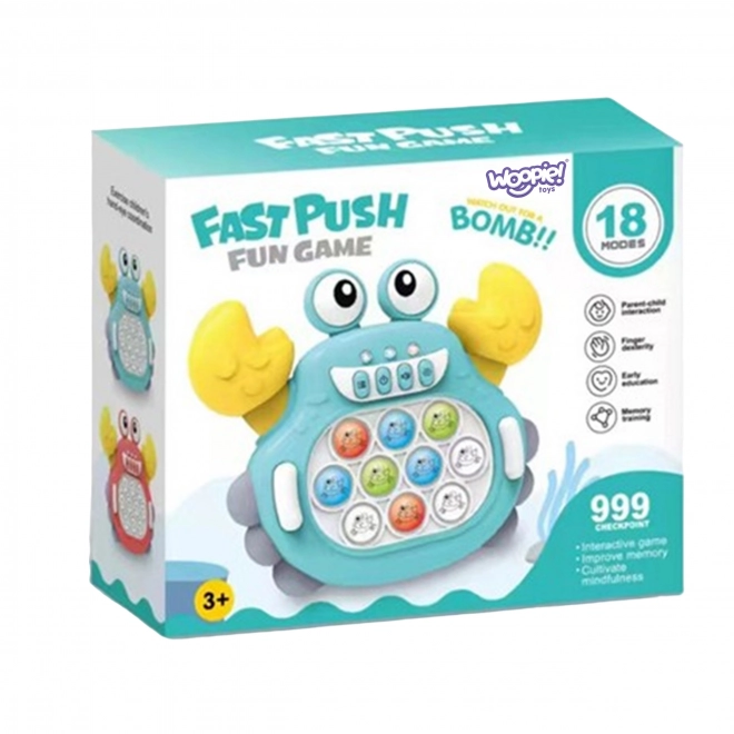 Pop It Elektronisches Antistressspiel Krabbe Grün