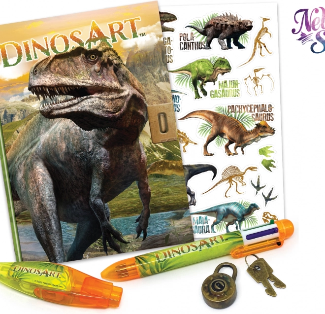 DinosArt Notizbuch mit Schloss