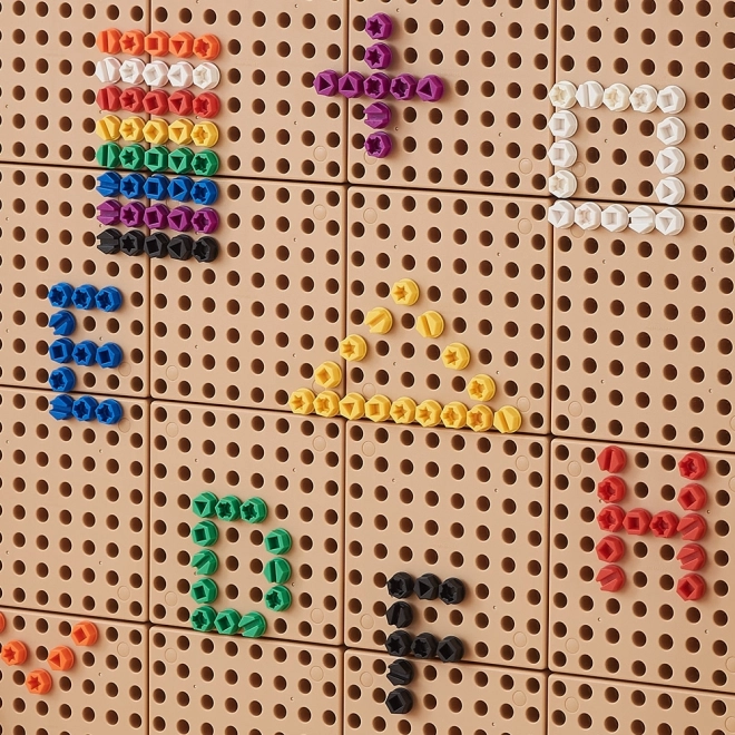 Bunte Schrauben für die Masterkidz Kreativtafel