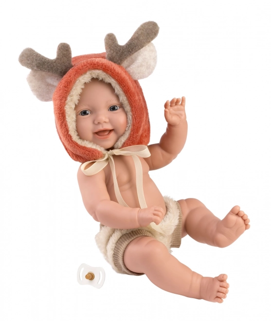 Realistische Babypuppe Junge mit Vinylkörper - 31 cm