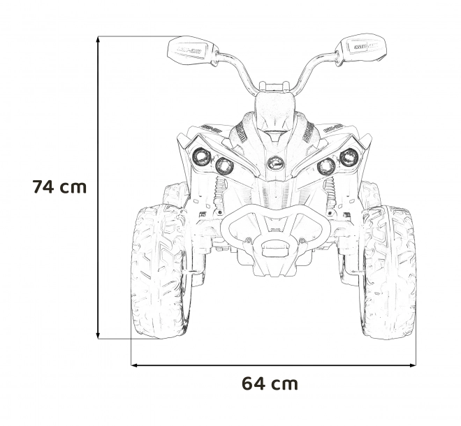 Maverick ATV blau