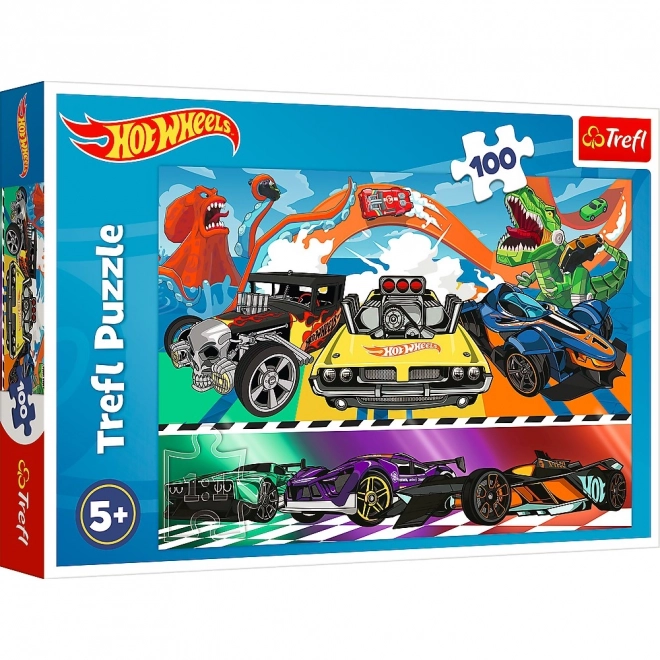 Hot Wheels Rasende Autos Puzzle 100 Teile