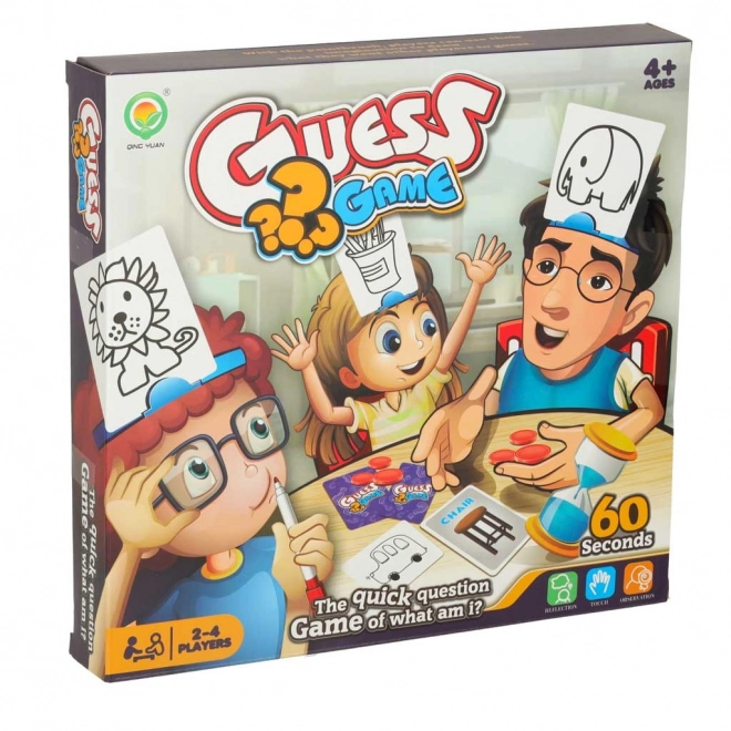 Wer bin ich? Ratespiel mit Zeichnen für Familien