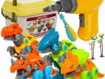 4-in-1 Konstruktion Dinosaurier Set mit Bohrer und Schraubendreher für Kinder