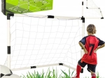 Set aus 2 Kinder‑Fußballtoren 95 × 70 × 50 cm mit Bällen und Pumpe