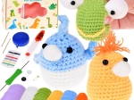 Kreatives Häkelset zur Herstellung eines Squishys für Anfänger