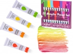 Künstlerische Acrylfarben Set mit 24 Farben
