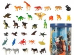 Set mit Tierfiguren – Meeres-, Wild- und Nutztiere sowie Dinosaurier, 48 Stk.
