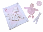 Obleček Für New Born Puppe 43-44 cm