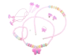 Modisches Set mit Schmetterlingen – Kinderset mit Schmuck und Haaraccessoires
