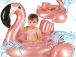 Aufblasbarer Kinder-Schwimmring mit Sitz Flamingo 60 cm