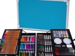 Künstlerbedarf-Set im Koffer, 145 Teile