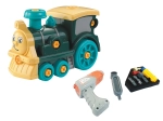 Schraub-Lokomotive mit elektrischem Schraubendreher