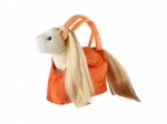 Plüsch-Handtasche mit Pferd – orange