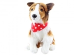 Plüschspielzeug Langhaar Collie mit Schal