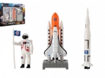 Weltraumspielzeug – Set mit Astronauten und Raumfähre