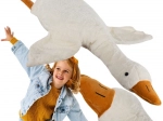 Großer Plüschgans 130cm für Kinder