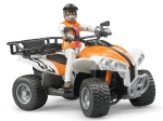 Bruder bworld Quad mit Fahrer 1:16