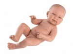 Llorens 73801 NEW BORN JUNGE – realistische Babypuppe mit Ganzkörper-Vinyl – 40 cm