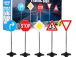 Set aus 5 Verkehrszeichen auf Ständern für kleine Fahrer ab 3 Jahren