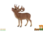 Figur eines Rothirsches, 13 cm