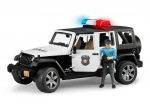 Bruder Jeep Wrangler Rubicon Polizei mit Figur