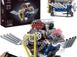 Technik-Bausatz – bauen Sie einen funktionsfähigen Motor mit Akku, Licht und Bewegung (665 Teile)