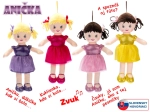 Stoffpuppe Anička 32 cm, spricht und singt auf Slowakisch