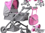 Multifunktionaler Puppenwagen 4-in-1 mit Gondel