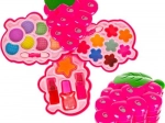 Kinderschminkset in Form einer Himbeere