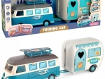 Woopie Wohnwagen XL pro Puppen Camping-Set mit Anhänger