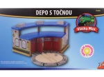 Vláčky Max Lokomotivdepot mit Drehscheibe für 4 Lokomotiven
