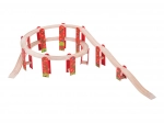 Bigjigs Rail mehrstöckiger Holzeisenbahn-Bausatz