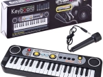 Kinder-Keyboard-Synthesizer mit 37 Tasten und Mikrofon