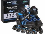 4-in-1-Set Kinderrollschuhe: Inline-, Quad- und Eislaufschuhe, Größe 29–33